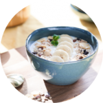 Crunchy Schoko-Bananen-Bowl