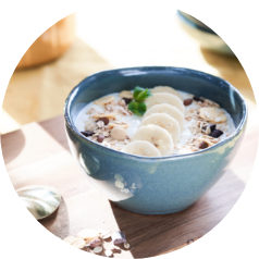 Crunchy Schoko-Bananen-Bowl