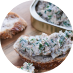 Sardinen-Rillettes mit Ziegenfrischkäse